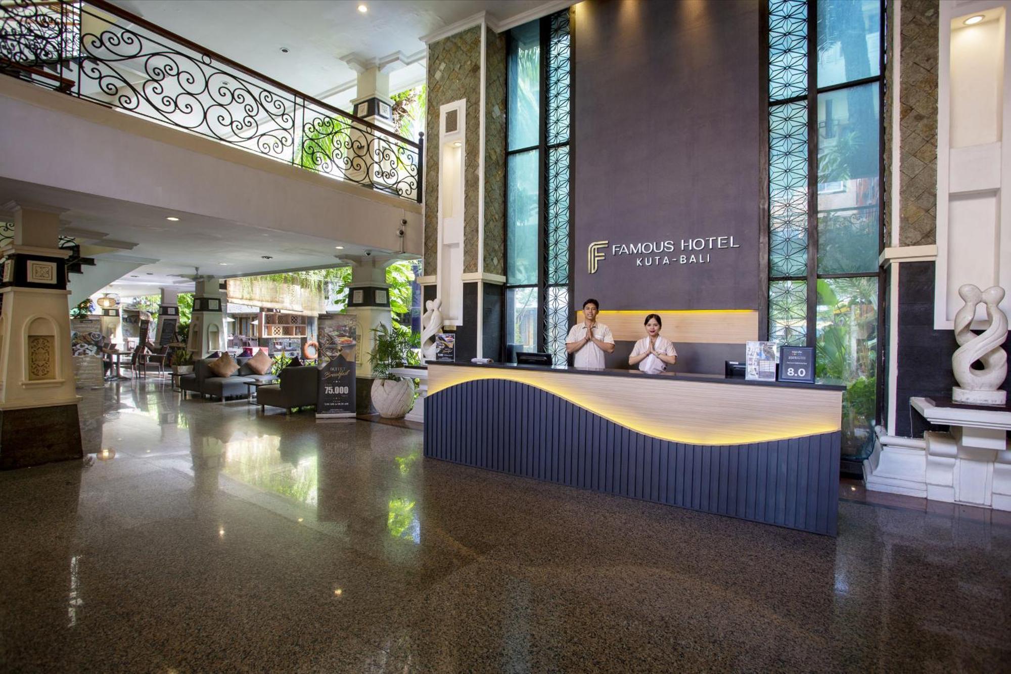 Famous Hotel Kuta Formerly Permata Kuta Hotel Buitenkant foto